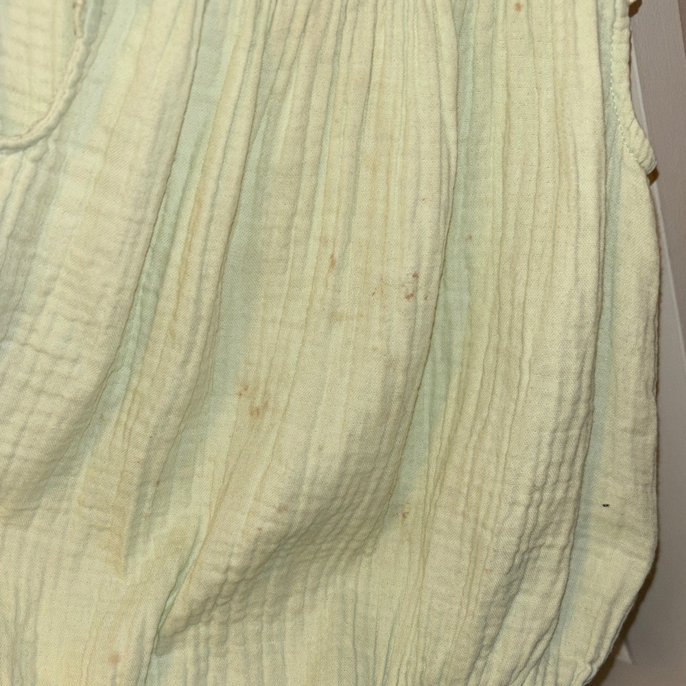 Green Ruffled Kids One Piece - Picture 3 of 5